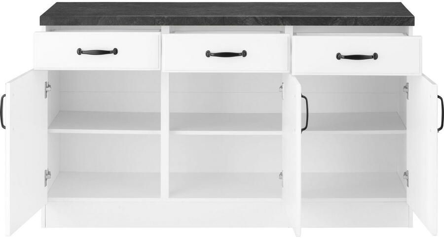 Wiho Küchen Onderkast Erla 150 cm breed met vakkenfront - Foto 4