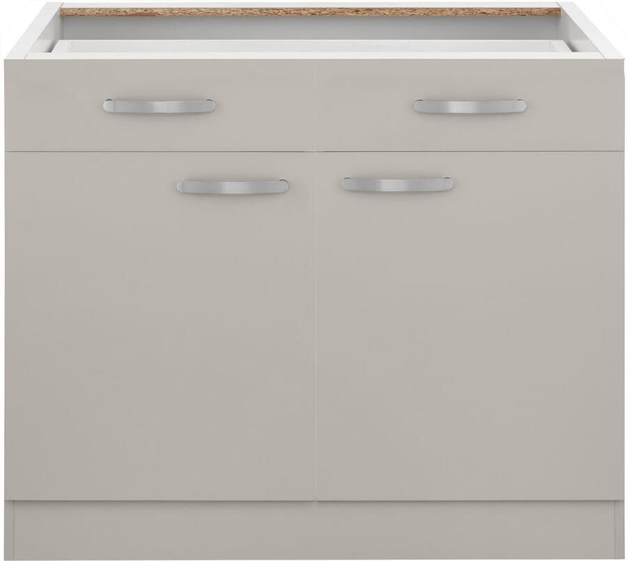 Wiho Küchen Onderkast Kansas 100 cm breed zonder werkblad