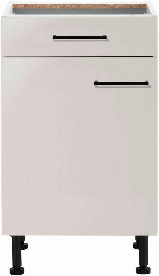 Wiho Küchen Onderkast Nisos 50 cm breed soft-close in lades verstelbare voeten zonder blad - Foto 2