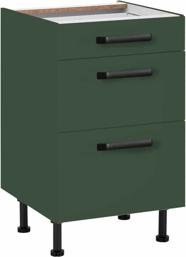 Wiho Küchen Onderkast Simi Soft-close functie in lades en uitschuifbare delen verstelbare poten - Foto 3