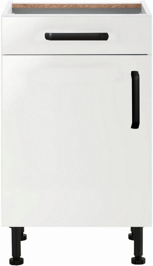 Wiho Küchen Onderkast Simi Soft-close functie in lades en uitschuifbare delen verstelbare poten - Foto 2