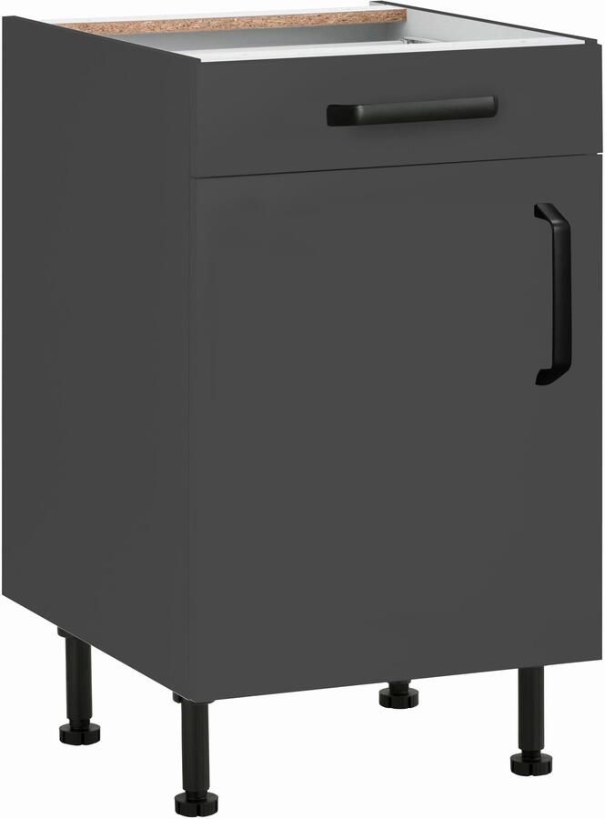 Wiho Küchen Onderkast Simi Soft-close functie in lades en uitschuifbare delen verstelbare poten - Foto 3