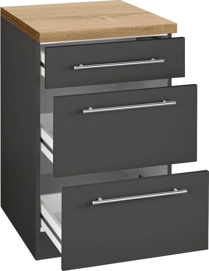 Wiho Küchen Onderkast Unna 50 cm breed met 2 grote laden - Foto 3