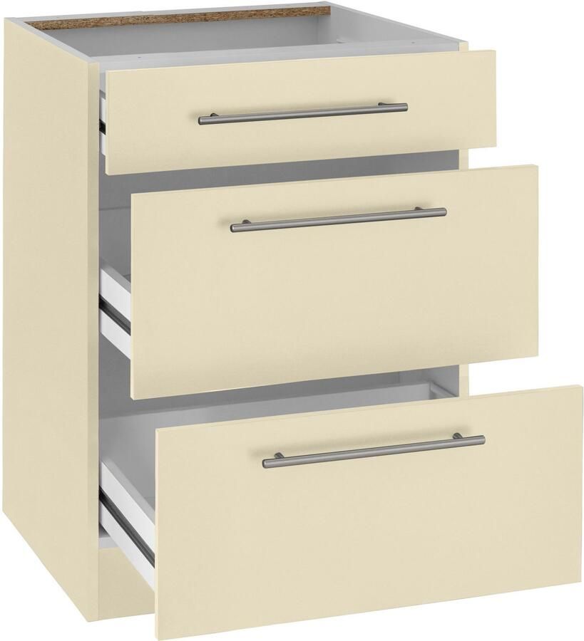 Wiho Küchen Onderkast Unna 50 cm breed met 2 grote laden zonder werkblad