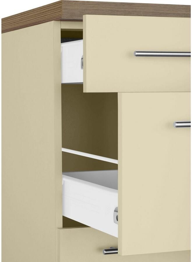 Wiho Küchen Onderkast Unna 90 cm breed met 2 grote laden - Foto 4