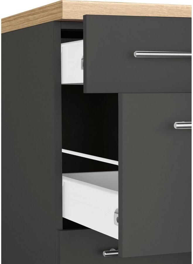 Wiho Küchen Onderkast Unna 90 cm breed met 2 grote laden - Foto 3