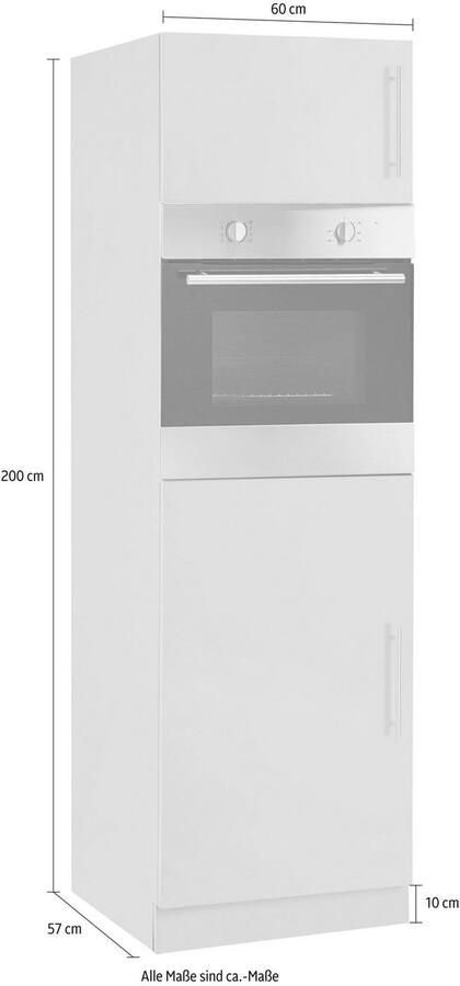 Wiho Küchen Oven- koelkastombouw Cali 60 cm breed - Foto 2
