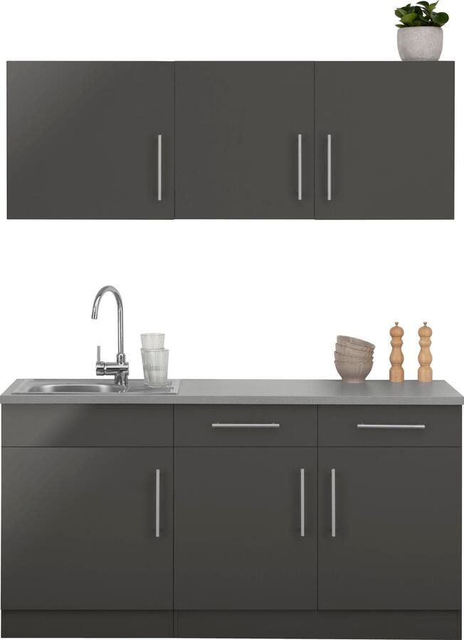 Wiho Küchen Pantry keuken Cali zonder elektrische apparaten breedte 160 cm - Foto 6