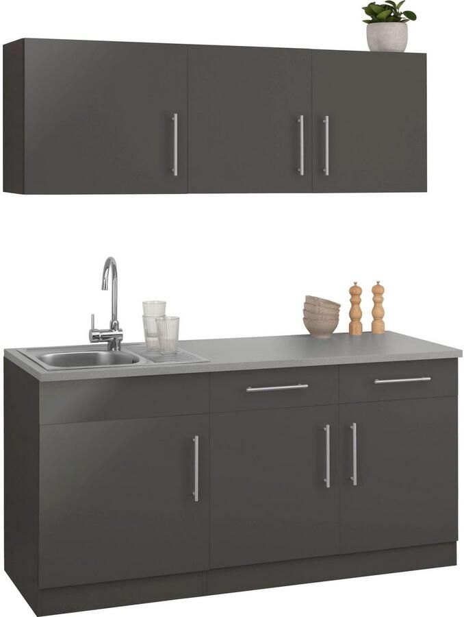 Wiho Küchen Pantry keuken Cali zonder elektrische apparaten breedte 160 cm - Foto 3