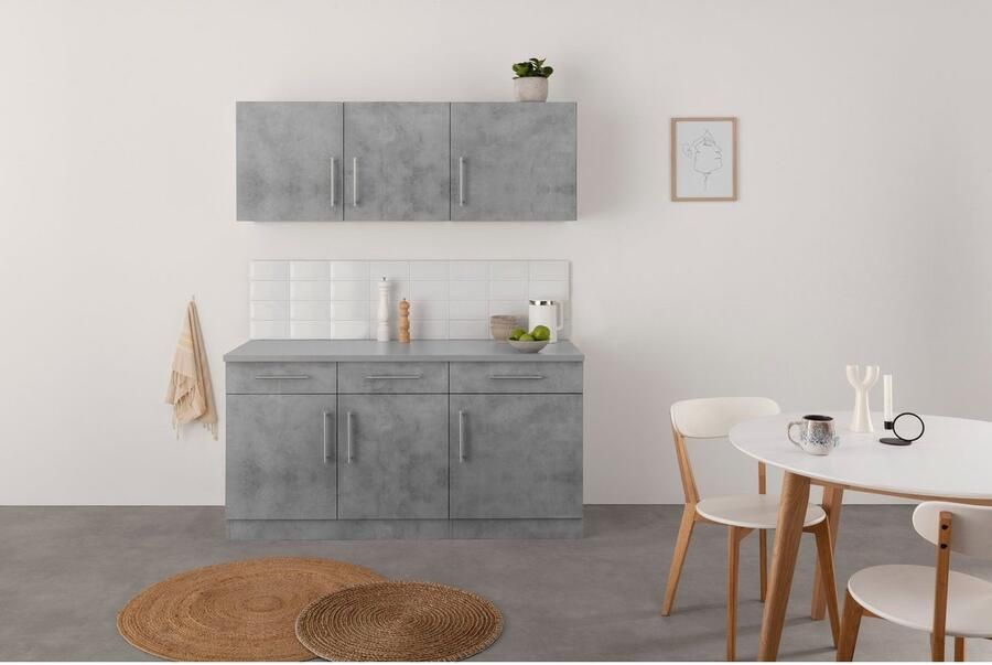 Wiho Küchen Pantry keuken "Cali" zonder elektrische apparaten breedte 160 cm - Foto 4