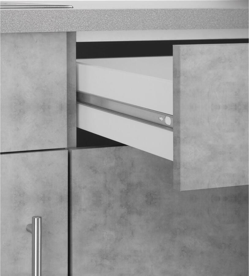 Wiho Küchen Pantry keuken "Cali" zonder elektrische apparaten breedte 160 cm