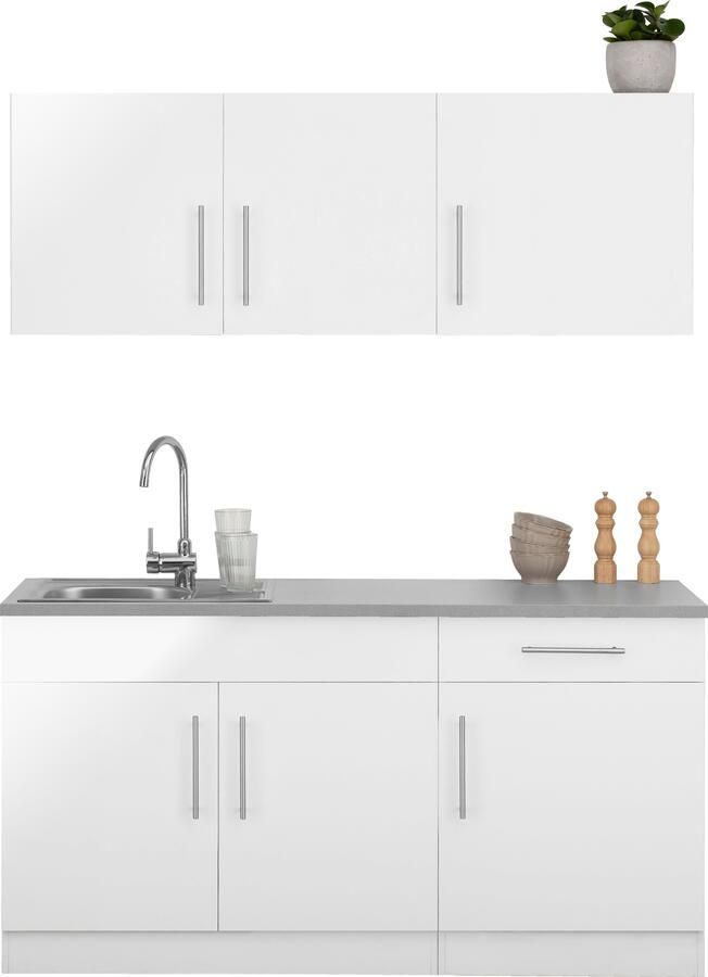 Wiho Küchen Pantry keuken Cali zonder elektrische apparaten breedte 160 cm - Foto 6