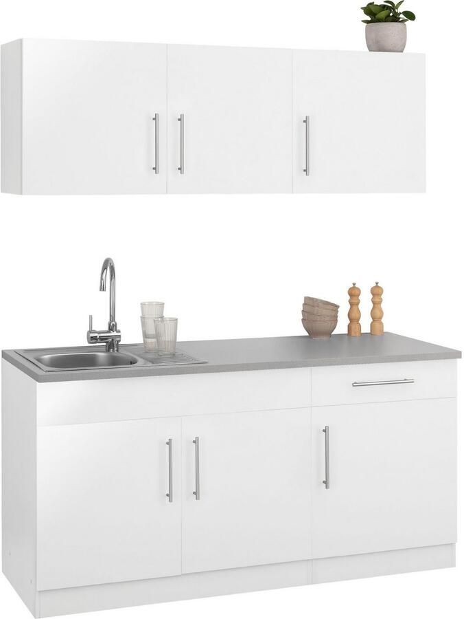 Wiho Küchen Pantry keuken Cali zonder elektrische apparaten breedte 160 cm - Foto 3