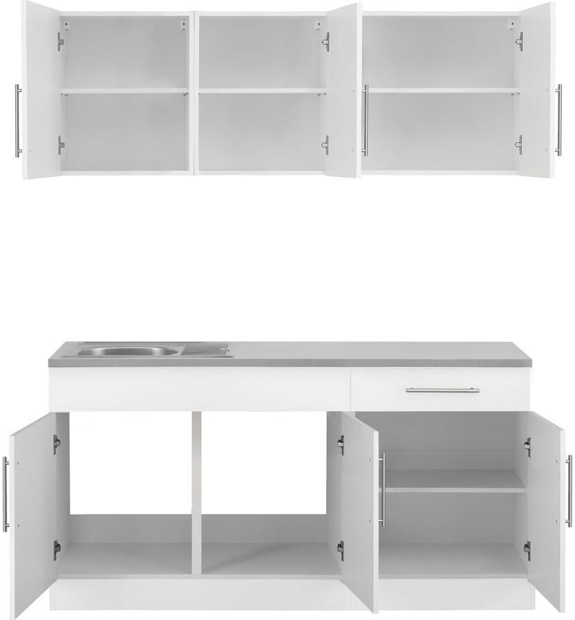 Wiho Küchen Pantry keuken Cali zonder elektrische apparaten breedte 160 cm