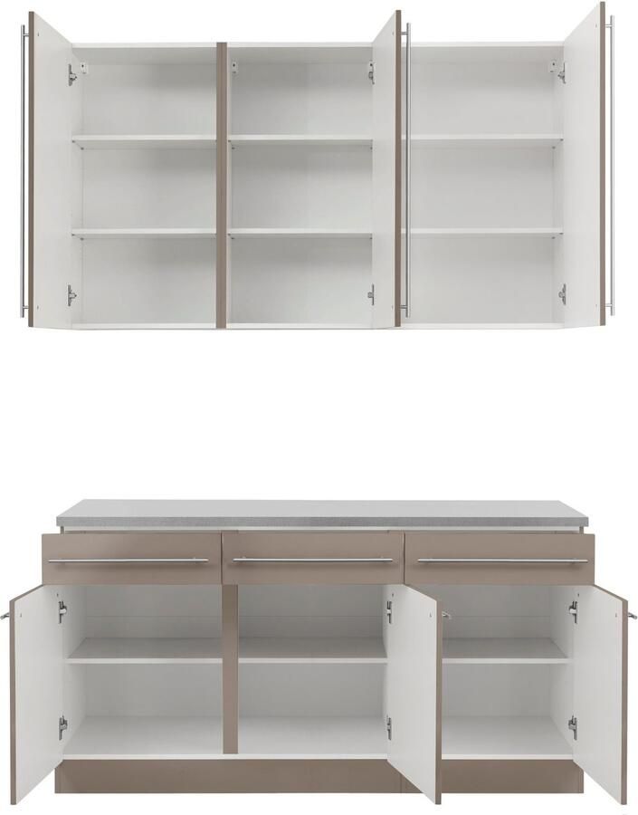 Wiho Küchen Pantry keuken Chicago zonder elektrische apparaten breedte 160 cm - Foto 3