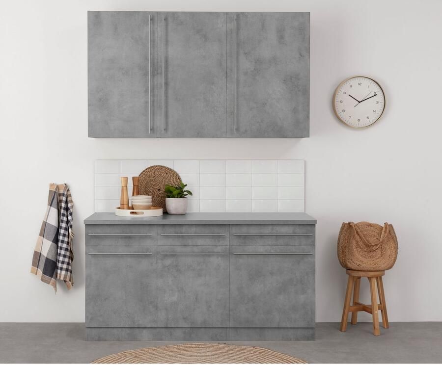 Wiho Küchen Pantry keuken Chicago zonder elektrische apparaten breedte 160 cm - Foto 2