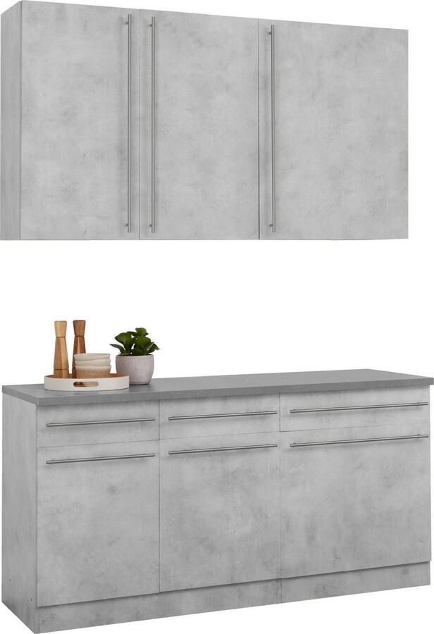 Wiho Küchen Pantry keuken Chicago zonder elektrische apparaten breedte 160 cm - Foto 5