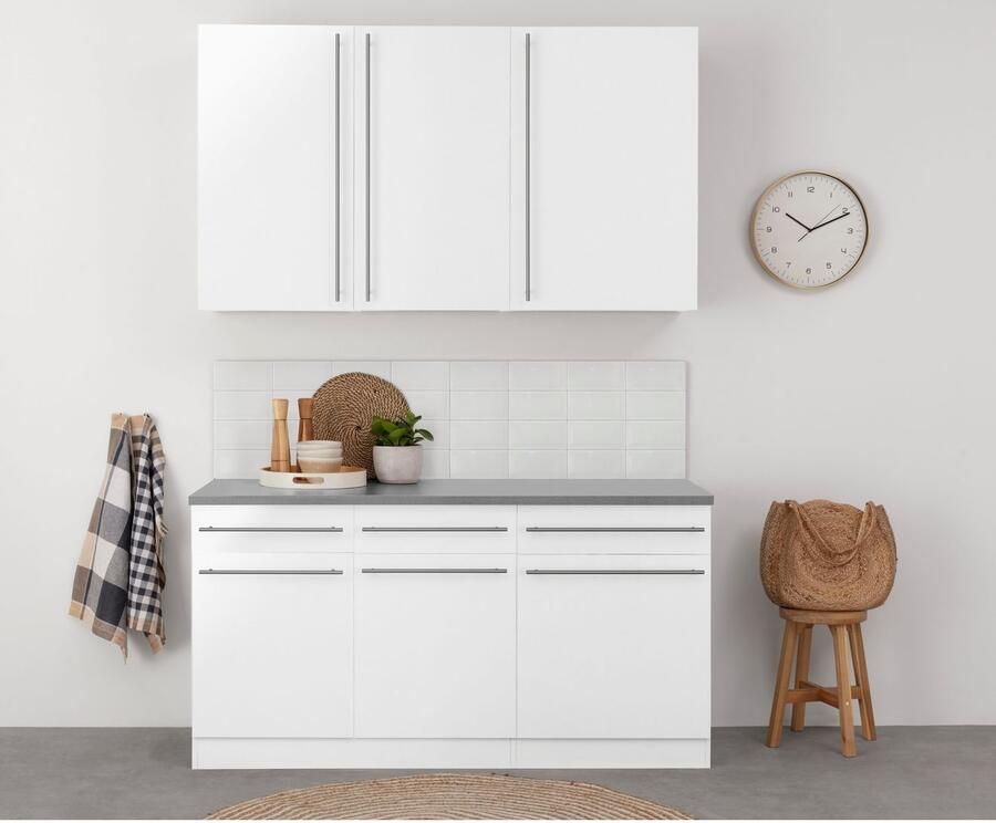 Wiho Küchen Pantry keuken Chicago zonder elektrische apparaten breedte 160 cm - Foto 2