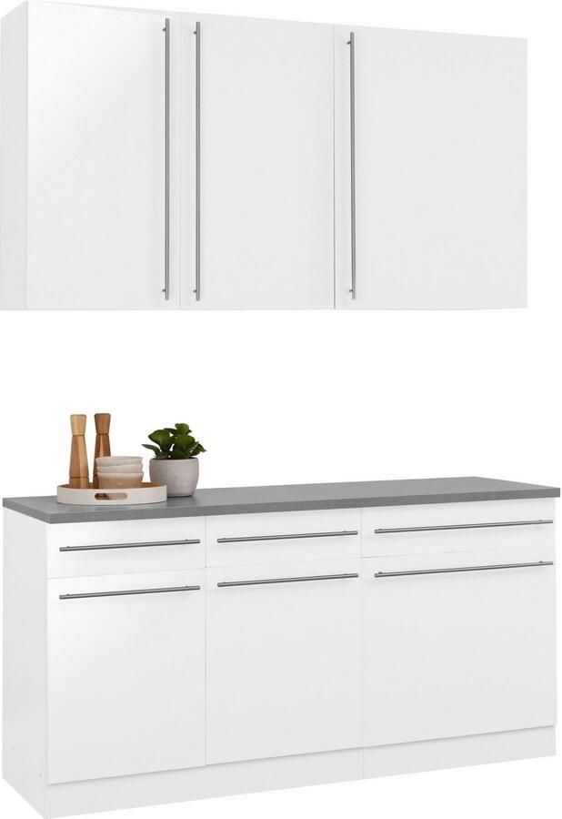 Wiho Küchen Pantry keuken Chicago zonder elektrische apparaten breedte 160 cm - Foto 5