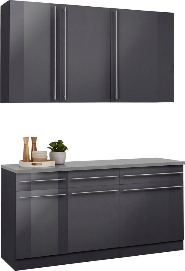 Wiho Küchen Pantry keuken Chicago zonder elektrische apparaten breedte 160 cm - Foto 5