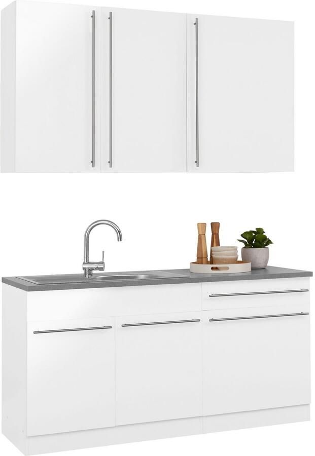 Wiho Küchen Pantry keuken Chicago zonder elektrische apparaten breedte 160 cm - Foto 5