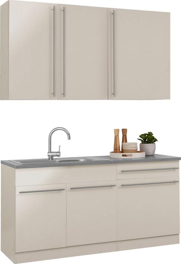 Wiho Küchen Pantry keuken Chicago zonder elektrische apparaten breedte 160 cm - Foto 5