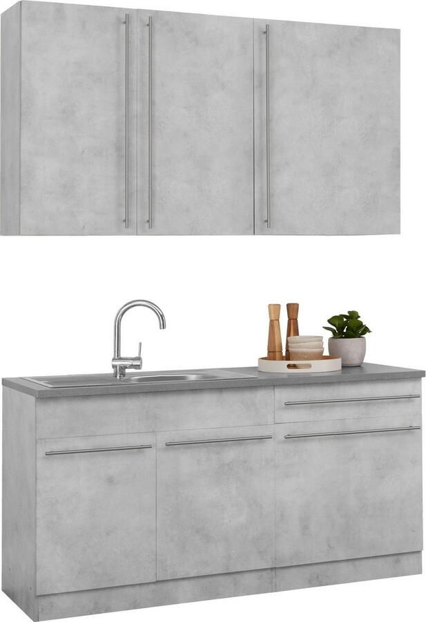 Wiho Küchen Pantry keuken Chicago zonder elektrische apparaten breedte 160 cm - Foto 5