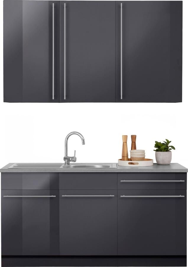 Wiho Küchen Pantry keuken Chicago zonder elektrische apparaten breedte 160 cm - Foto 6