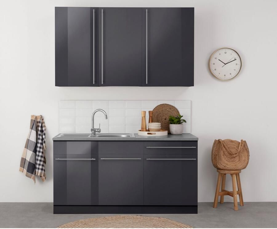 Wiho Küchen Pantry keuken Chicago zonder elektrische apparaten breedte 160 cm - Foto 2