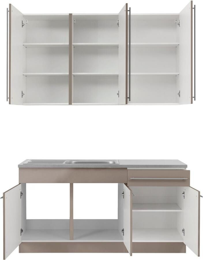 Wiho Küchen Pantry keuken Chicago zonder elektrische apparaten breedte 160 cm - Foto 3