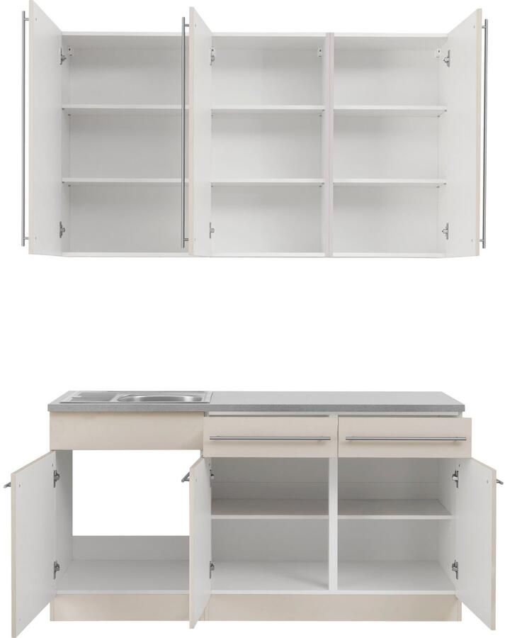 Wiho Küchen Pantry keuken Chicago zonder elektrische apparaten breedte 160 cm - Foto 2