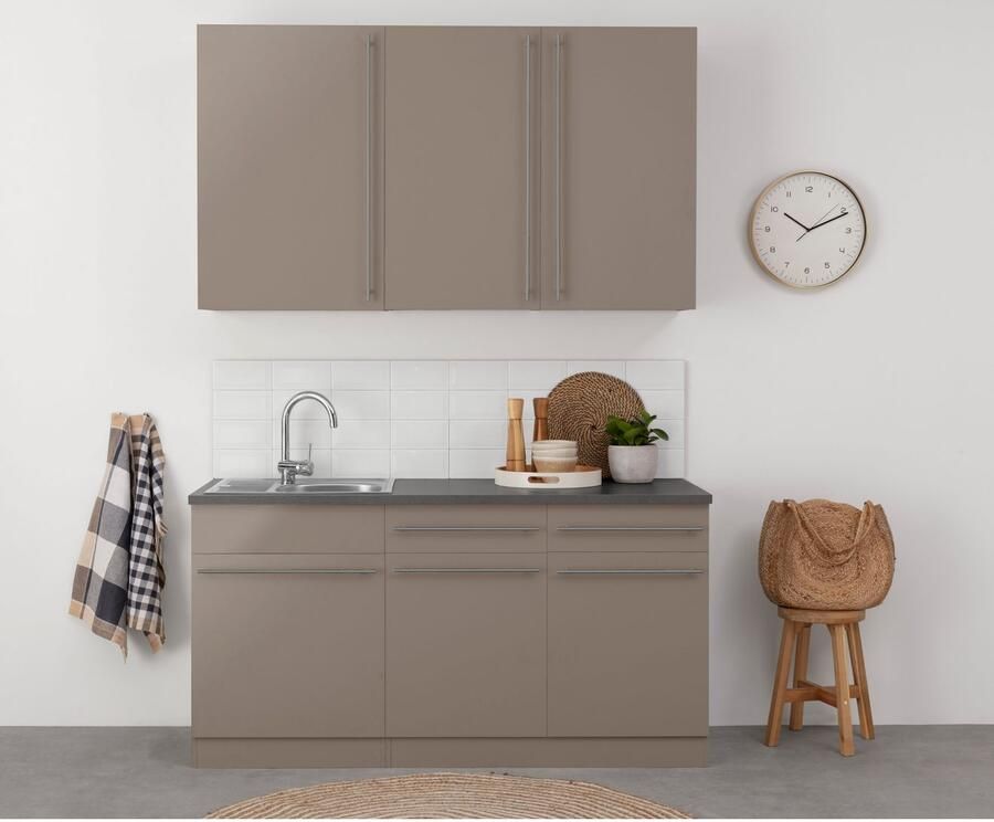 Wiho Küchen Pantry keuken Chicago zonder elektrische apparaten breedte 160 cm - Foto 3