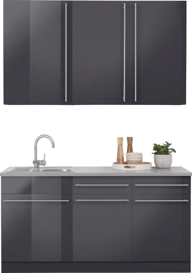 Wiho Küchen Pantry keuken Chicago zonder elektrische apparaten breedte 160 cm - Foto 8