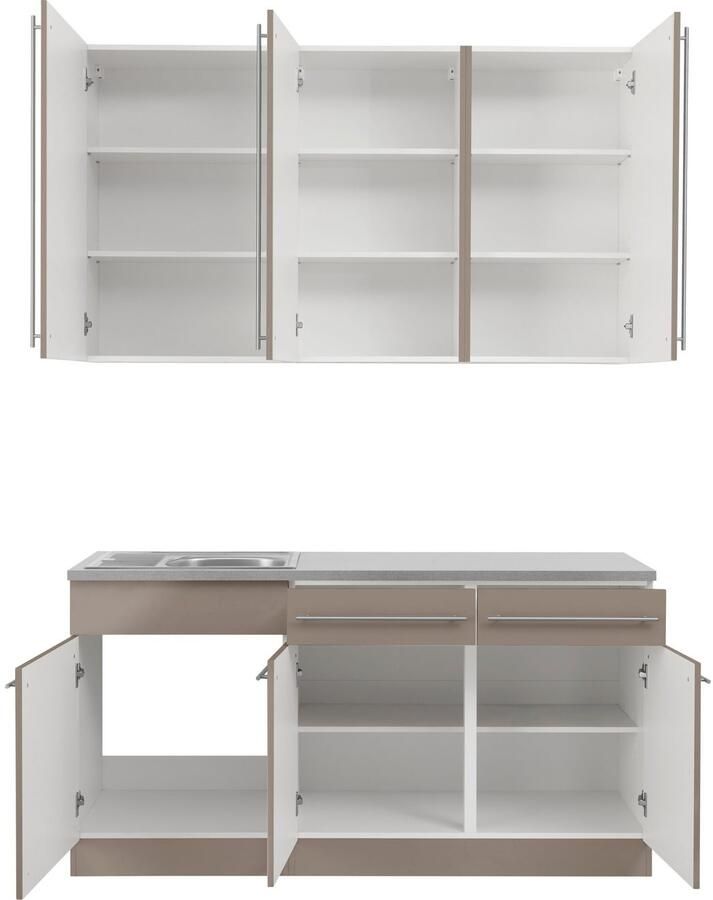 Wiho Küchen Pantry keuken Chicago zonder elektrische apparaten breedte 160 cm - Foto 4