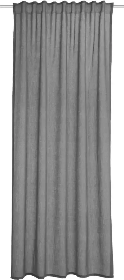 WILLKOMMEN ZUHAUSE by ALBANI GROUP Gordijn Eten HxB: 245x140 omwikkelde lussen met rimpelband (1 stuk)