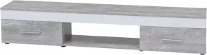 Wilmes TV Meubel Tv-meubel Sami 2 laden 160cm Wit; Grijs; Betonlook