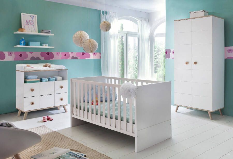 Wimex Complete babykamerset Cannes Bed + commode + 2-deurs kast (set 3-delig) - Foto 4