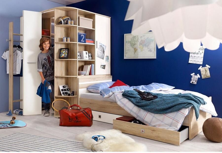 Wimex Bed Joker logeerbed Ligoppervlak 90 of 140x200 cm kleuraccenten aan het hoofdeinde - Foto 3