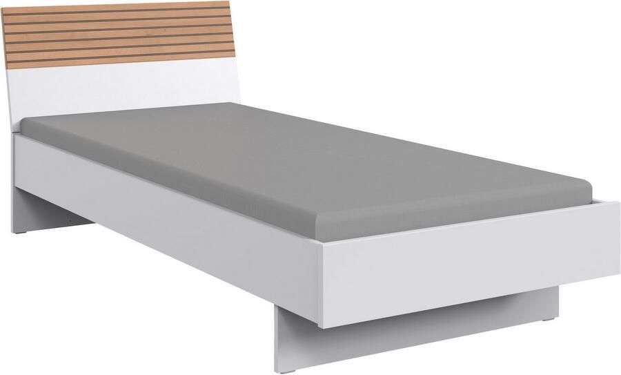 Wimex Bedframe Rügen Bed met trendy decorfolie in akoestische paneel-look - Foto 2