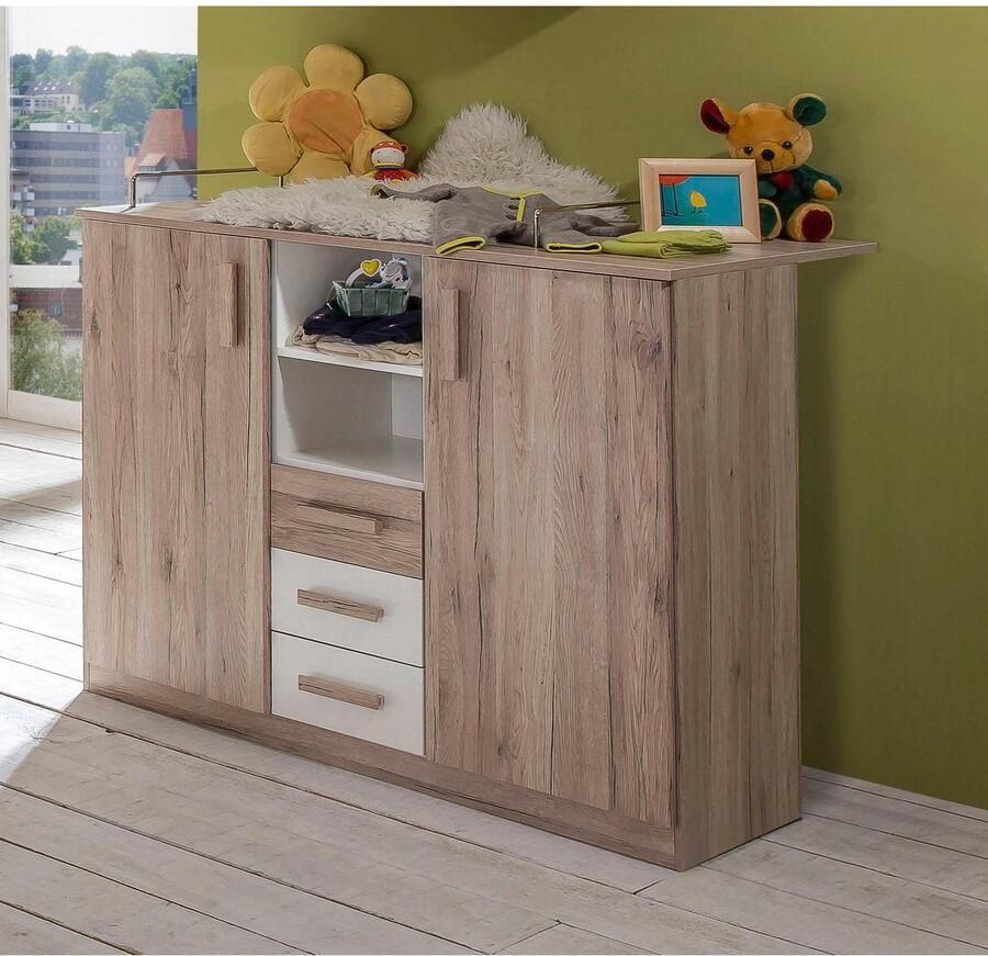 Wimex Complete babykamerset Bergamo Bed + commode + 3-deurs kast (set 3-delig) - Foto 2