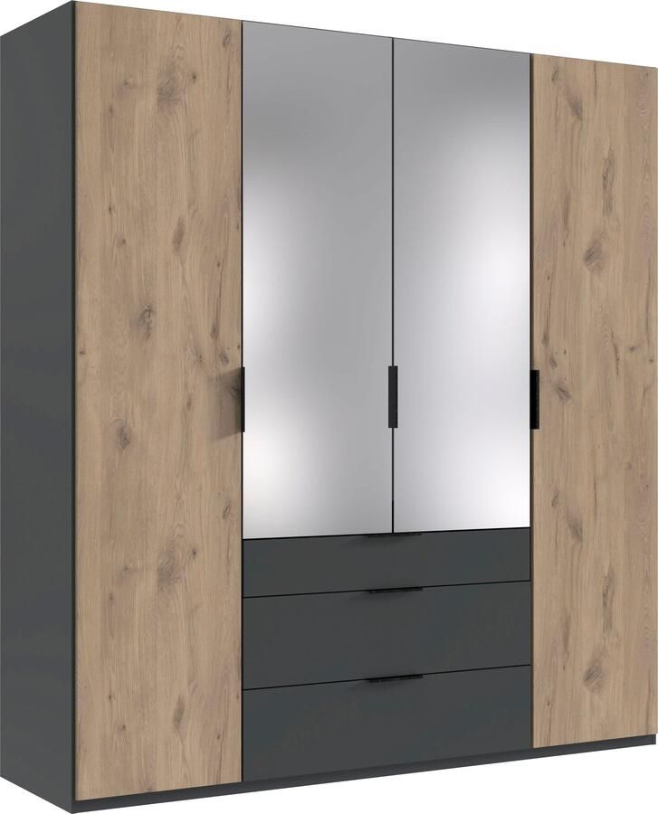 Wimex Draaideurkast Burgos by fresh to go met extra grote lades met spiegeldeuren - Foto 4