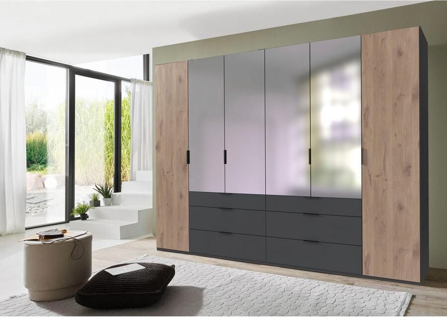 Wimex Draaideurkast Burgos by fresh to go met extra grote lades met spiegeldeuren - Foto 5