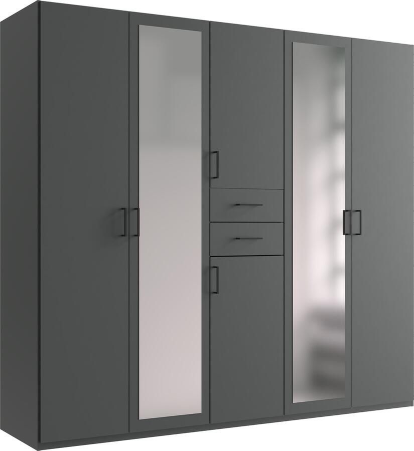 Wimex Draaideurkast Dillingen Laden op prettige bereikbare hoogte met spiegel - Foto 6