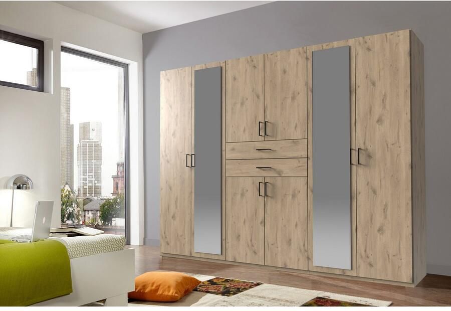 Wimex Draaideurkast Dillingen Laden op prettige bereikbare hoogte met spiegel - Foto 8