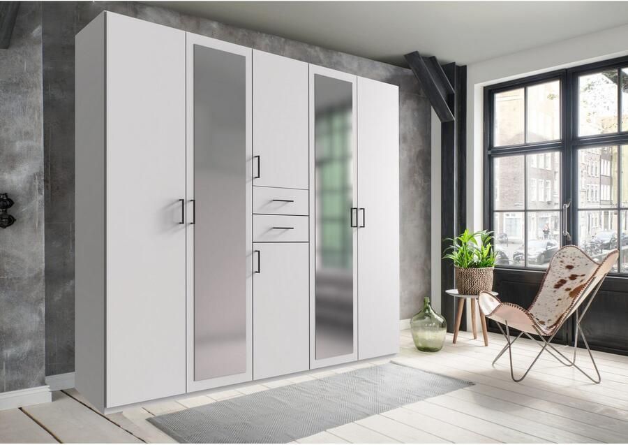 Wimex Draaideurkast Dillingen Laden op prettige bereikbare hoogte met spiegel - Foto 8