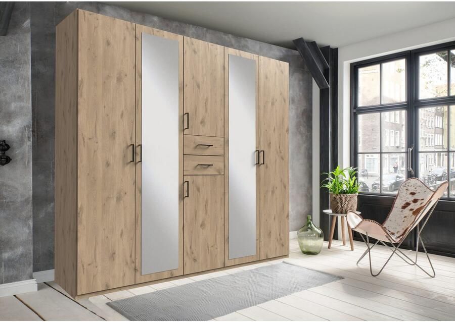 Wimex Draaideurkast Dillingen Laden op prettige bereikbare hoogte met spiegel - Foto 8