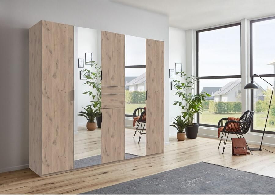 Wimex Draaideurkast Moldau kledingkast met spiegel slaapkamerkast bestseller Kies je interieur kant-en-klaar geconfigureerd in de kast - Foto 11