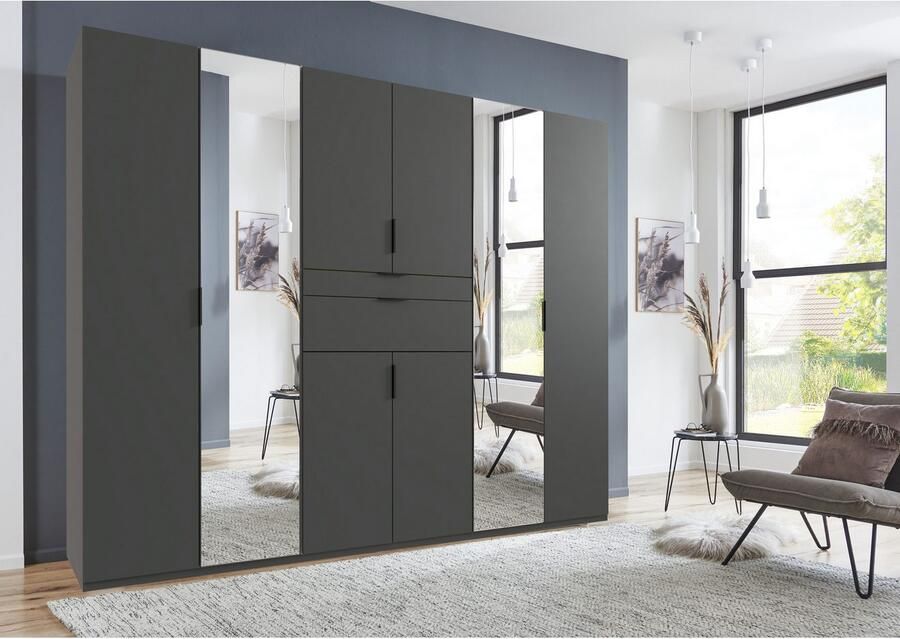 Wimex Draaideurkast Moldau kledingkast met spiegel slaapkamerkast bestseller Kies je interieur kant-en-klaar geconfigureerd in de kast - Foto 10