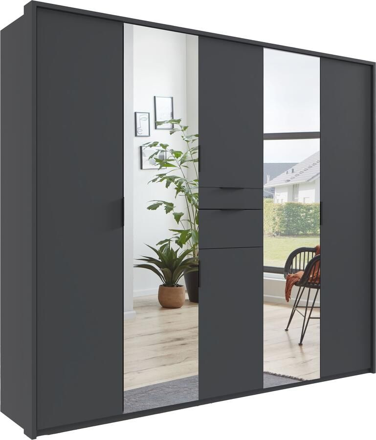 Wimex Draaideurkast Moldau kledingkast met spiegel slaapkamerkast bestseller Kies je interieur kant-en-klaar geconfigureerd in de kast - Foto 16