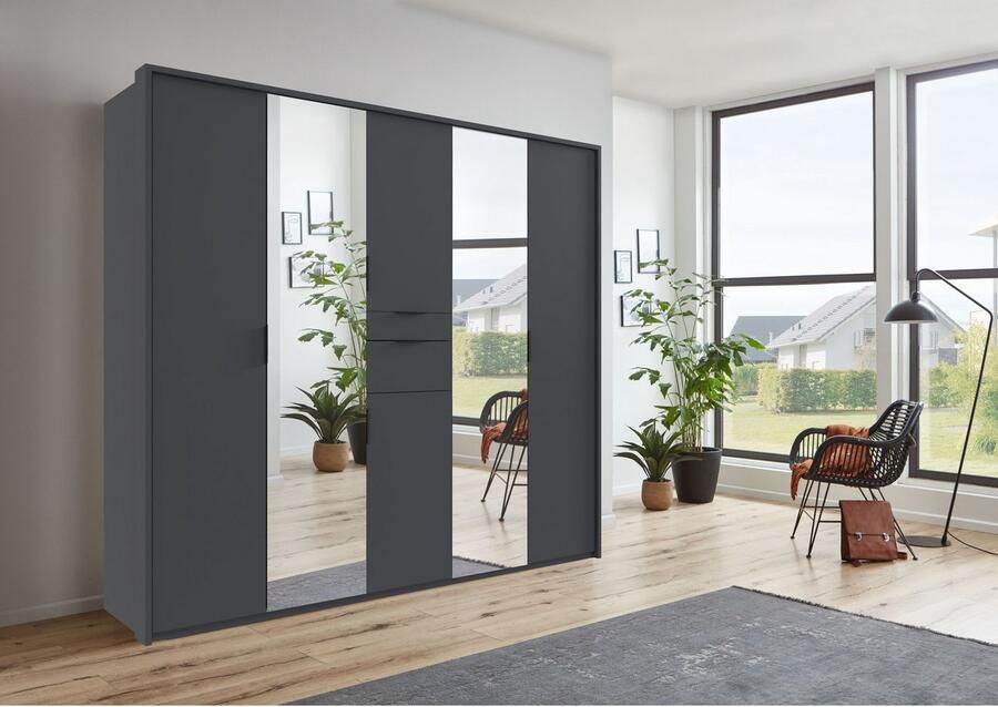 Wimex Draaideurkast Moldau kledingkast met spiegel slaapkamerkast bestseller Kies je interieur kant-en-klaar geconfigureerd in de kast - Foto 8